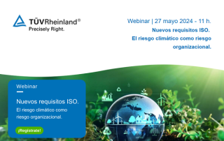 Webinar de TUV sobre riesgo climático