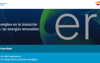 Webinar sobre empleo en transición energética