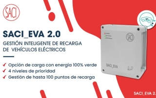 SACI lanza SACI_EVA 2.0 para la gestión inteligente de recargas de vehículos eléctricos