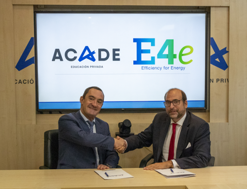 E4e Soluciones y ACADE firman acuerdo destinado a promover la sostenibilidad y la eficiencia energética en el sector educativo