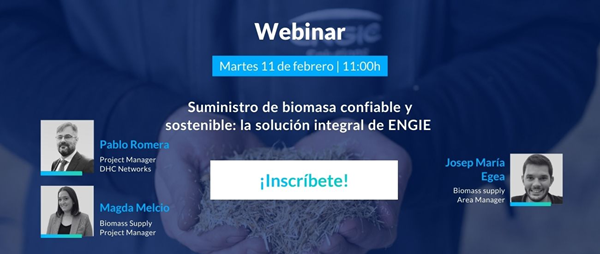 Engie organiza webinar sobre biomasa